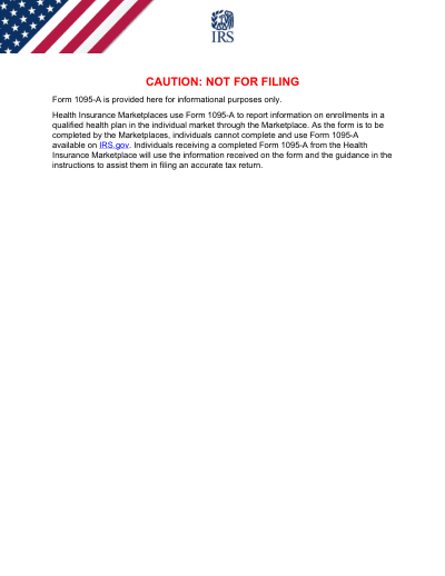 1095-A Form preview